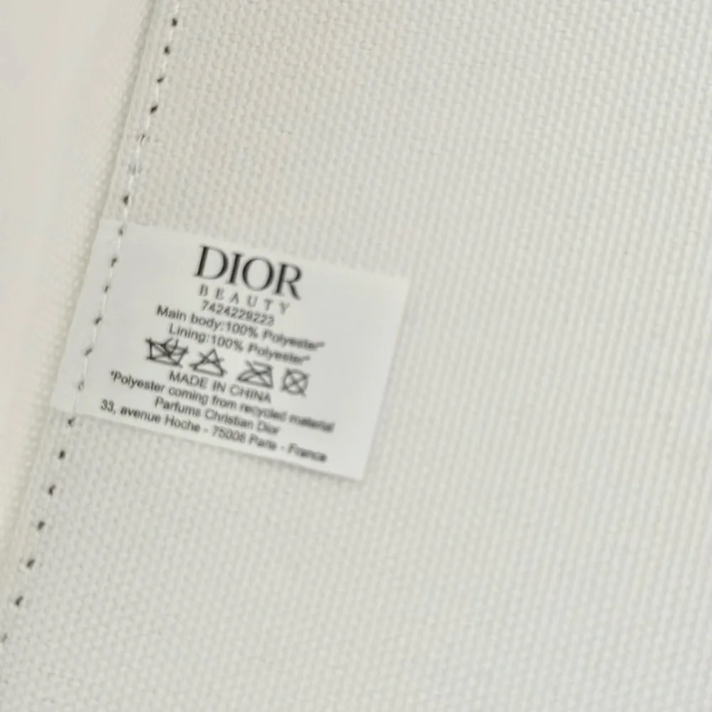 Dior Beauty Large Canvas Cosmetic Case Vanity